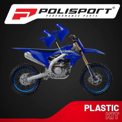 Polisport Radiator Scoops - Blue Panels for Yamaha YZ125 (1996-2001) Yamaha YZ250 (1996-2001) - OEM Fit, Glossy Finish, Lightweight & Impact-Resistant, Easy Installation