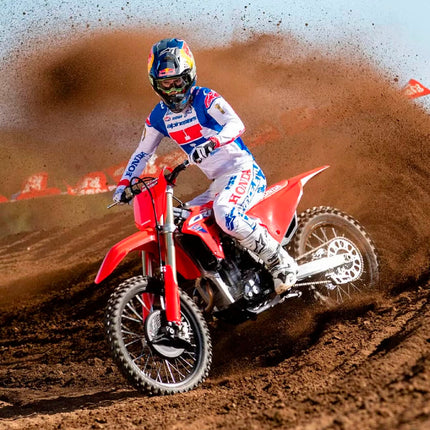 Polisport Radiator Scoops - Red Panels for Honda CRF 250R (2018-2021), Honda CRF 450R (2017-2020) - OEM Fit, Glossy Finish, Lightweight & Impact-Resistant, Easy Installation