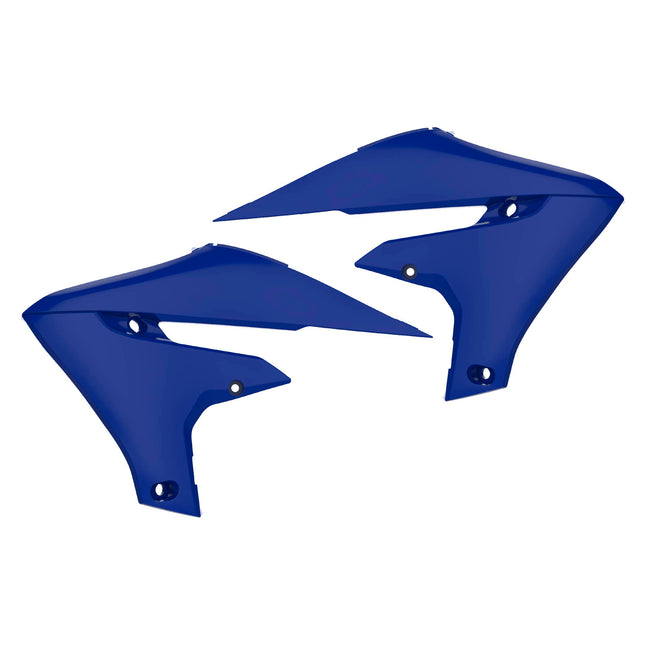 Polisport Radiator Scoops Blue Panels for Yamaha YZ 250FX/WR 250F (2020-24) YZ 450F (2018-22)  WR 450F (2019-24)  YZ 250F/450FX/WR 450F (2019-23) OEM Fit, Glossy Finish, Lightweight & Impact-Resistant