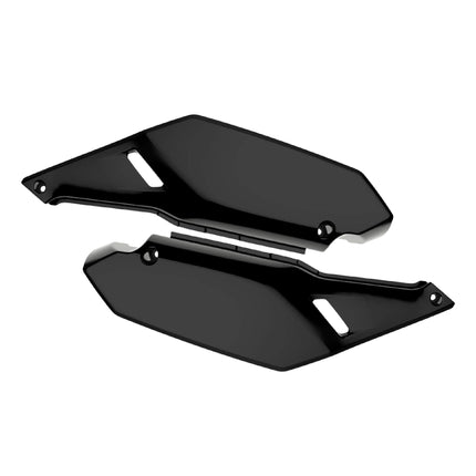 Polisport Motocross (MX) Replica Plastics Side Panels for Kawasaki KLR 650 (2008-18) Dirt Bike - OEM Quality, Durable, Flexible & Perfect Fit - Black
