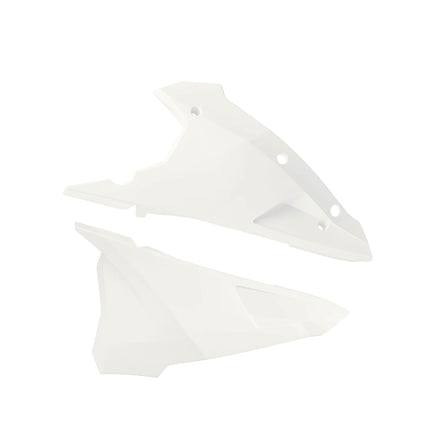 Polisport Motocross (MX) Replica Plastics Side Panels for GasGas EC 250/300 (2018-20), Rieju MR 200/250/300 (2021-26) Dirt Bike - OEM Quality, Durable, Flexible & Perfect Fit - White