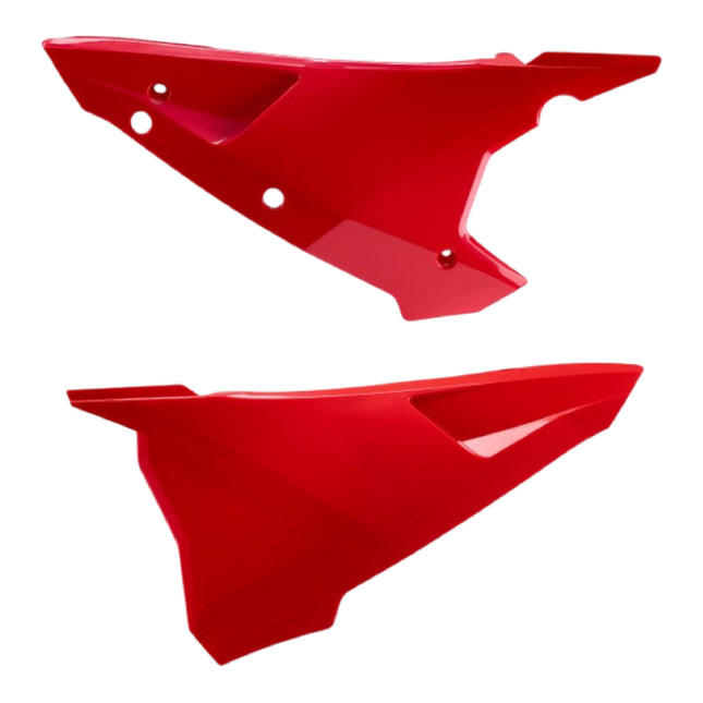 Polisport Motocross (MX) Replica Plastics Side Panels for Rieju MR Pro 300i (2026) Dirt Bike - OEM Quality, Durable, Flexible & Perfect Fit - Red