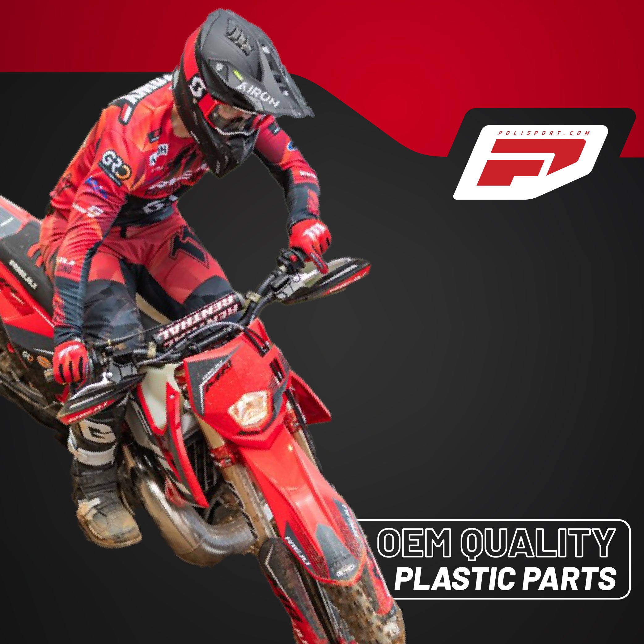 Polisport Motocross (MX) Replica Plastics Side Panels for Rieju MR Pro 300i (2026) Dirt Bike