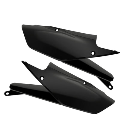 Polisport Motocross (MX) Replica Plastics Side Panels for Yamaha YZ 250FX/WR 250F (20-24), Side Panels Yamaha YZ 450F/FX/WR450F (18-24) Dirt Bike - OEM Quality, Durable, Flexible & Perfect Fit - Black