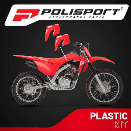 Polisport Radiator Scoops - Red Panels for Honda CR 125/250R (2000-2001) - OEM Fit, Glossy Finish, Lightweight & Impact-Resistant, Easy Installation