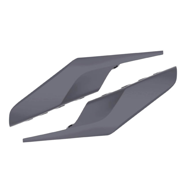 Polisport Motocross (MX) Replica Plastics Side Panels for Husqvarna TC/FC/TX/FX (2019-22) Dirt Bike - OEM Quality, Durable, Flexible & Perfect Fit - Nardo Grey