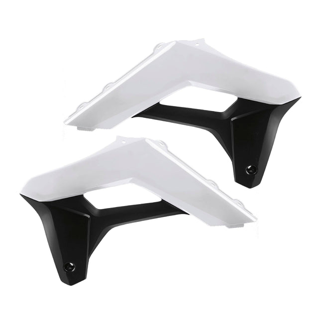 Polisport Radiator Scoops - White/Black Panels for Sherco SC/SC-F (2019-2023) - OEM Fit, Glossy Finish, Lightweight & Impact-Resistant, Easy Installation