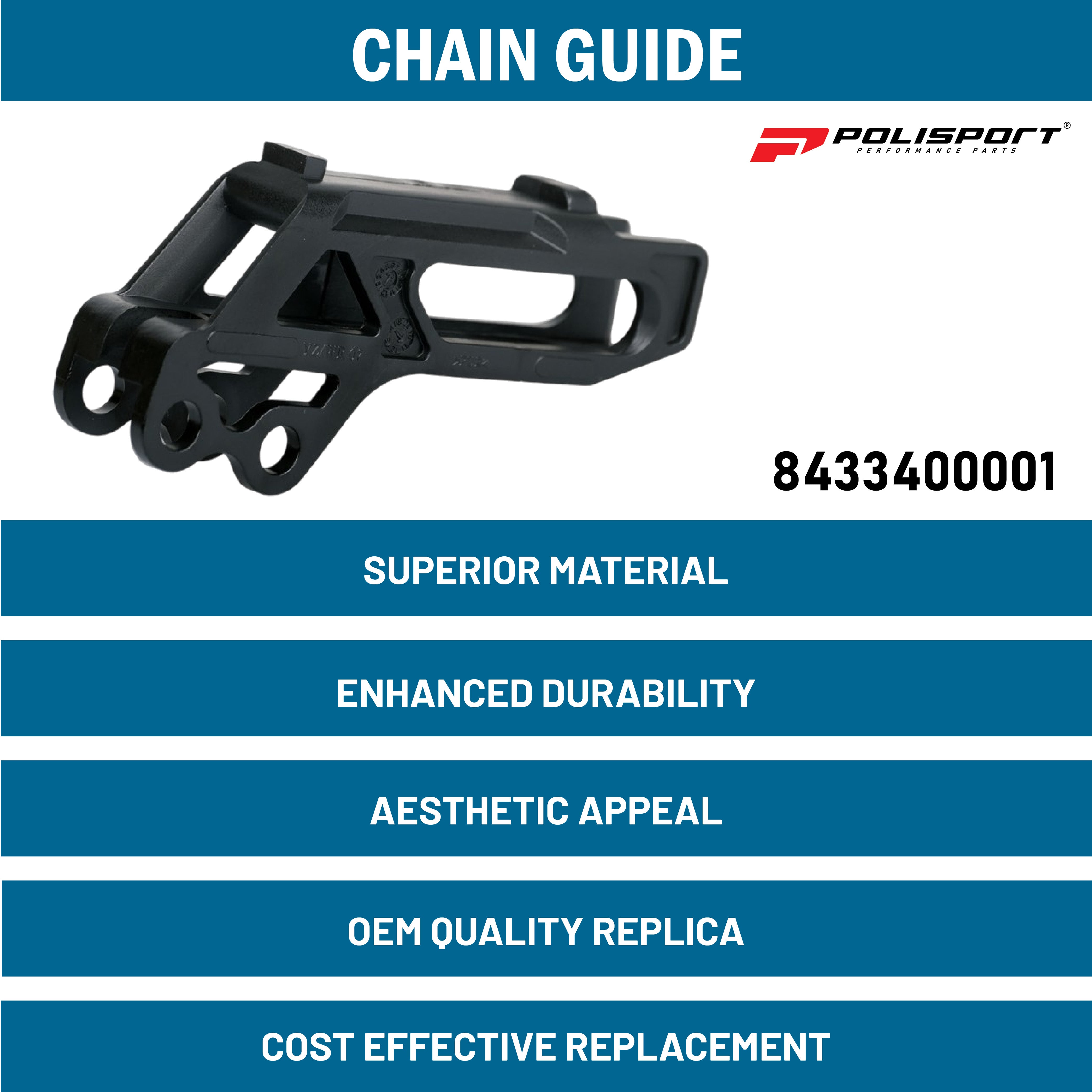 Polisport Chain Guide Yamaha YZ & YZ-X/FX (Various 125/250/450 Models 2008-2025)