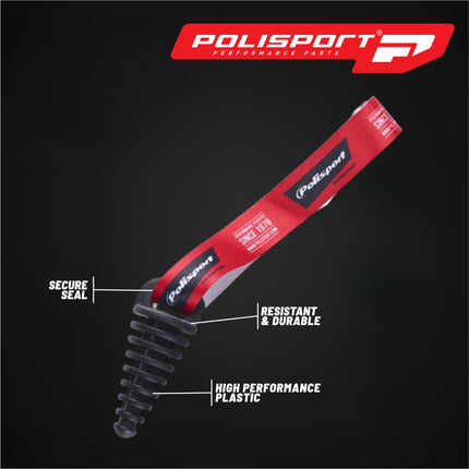 Polisport Muffler Plug - 2-Stroke Exhaust Seal for Dirt Bikes & Off-Road Motorcycles - Prevents Water & Debris During Cleaning and Transport