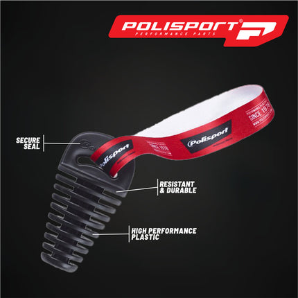 Polisport Muffler Plug - 4-Stroke Exhaust Seal for Dirt Bikes & Off-Road Motorcycles - Prevents Water & Debris During Cleaning and Transport