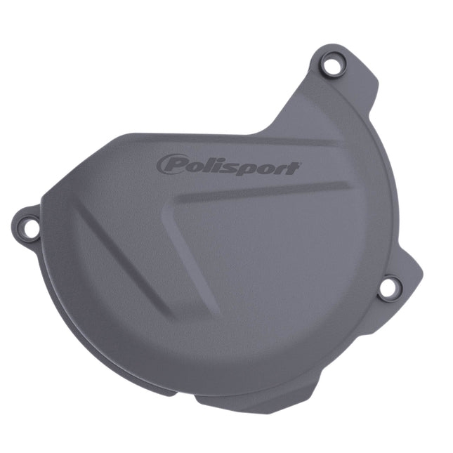 Polisport Clutch Cover Protector Kit (Grey) - Compatible with KTM EXC-F/XCF-W 250/350(2013-2016) SX-F/XC-F 250/350 (2013-2015) & Husquvarna FE/FC 250/350(2014-2015)
