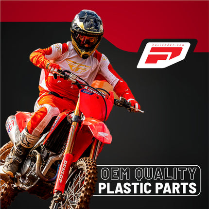 Polisport Motocross Motorcycles (MX) Chain Guide For Honda CRF 250R/450R (2011-2024) 250RX (2019-2024) 450RX (2017-2024) - OEM Quality for Superior Fit & Durable Protection - Black