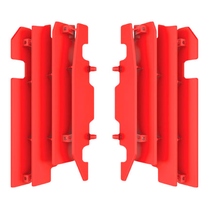 Polisport Radiator Louvers - Red Panels for Honda CRF 450R (2003-2004) Honda CR 125/CR 250R (2000-2004) - OEM Fit, Durable Plastic, Enhanced Airflow, Easy Installation