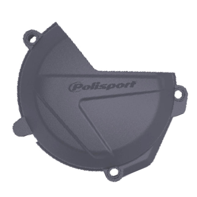 Polisport Clutch Cover Protector Kit (Grey) - Compatible with KTM EXC-F/XCF-W 250/350(2017-2023) SX-F/XC-F 250/350 (2016-2022) & Husquvarna FE 250/350(2017-2018) FC 250/350 (2016-2022)