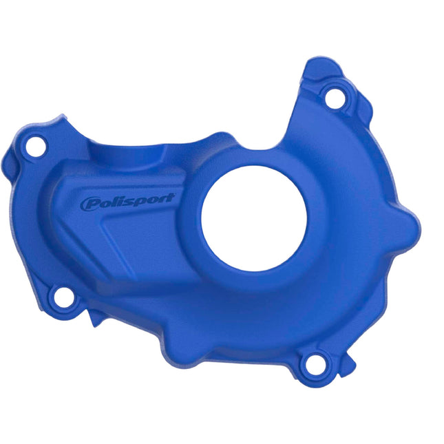 Polisport Motocross Motorcycles (MX) Ignition Covers Protector Kit for Yamaha YZ450F (2014-17) Dirt Bikes, Impact-Resistant PA6 Polyamide, Protects Against Rocks and Scratches for MX and Enduro - Blue