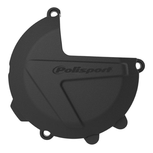 Polisport Clutch Cover Protector Kit (Black) - Compatible with Husqvarna TE/TC 250 TE/TX 300 & KTM XC/SX/EXC/XC-W 250/300 (2017-2022)