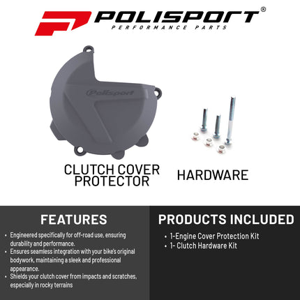 The Engine Covers Protection Kit offer a high level of protection for your motorcycle's engine. Made from durable PA6 polyamide, these covers are resistant to abrasion and impact, providing optimum protection against impacts from rocks or the wear caused