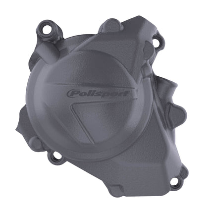 Polisport Motocross Motorcycles (MX) Ignition Covers Protector Kit for Honda CRF450R/RX (2017-20) Dirt Bikes  Nardo Grey Impact-Resistant PA6 Polyamide, Protects Against Rocks ,Scratches for MX/Enduro