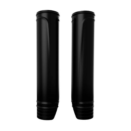 Polisport Upper Fork Protectors Black | Durable Polypropylene for Honda CRF, Yamaha YZ/YZF, KTM SX/SXF, Universal Fit Motocross/Enduro Fork Protection