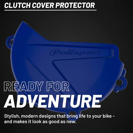 Polisport Clutch Cover Protector Kit (Blue) - Compatible with Yamaha YZ125(2008-2024)