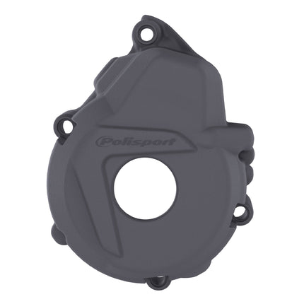 Polisport Ignition Cover Protector Kit - Nardo Grey - KTM EXC-F/FR 250/350 (2018-19) & Husqvarna FE 250/350 (2017-23) - Impact-Resistant PA6 Polyamide
