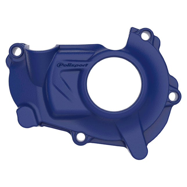 Polisport Motocross Motorcycles (MX) Ignition Covers Protector Kit for Yamaha YZ250 (2005-24) & YZ250X (2016-24) Dirt Bikes -  Protects Against Rocks and Scratches for MX/Enduro - Blue