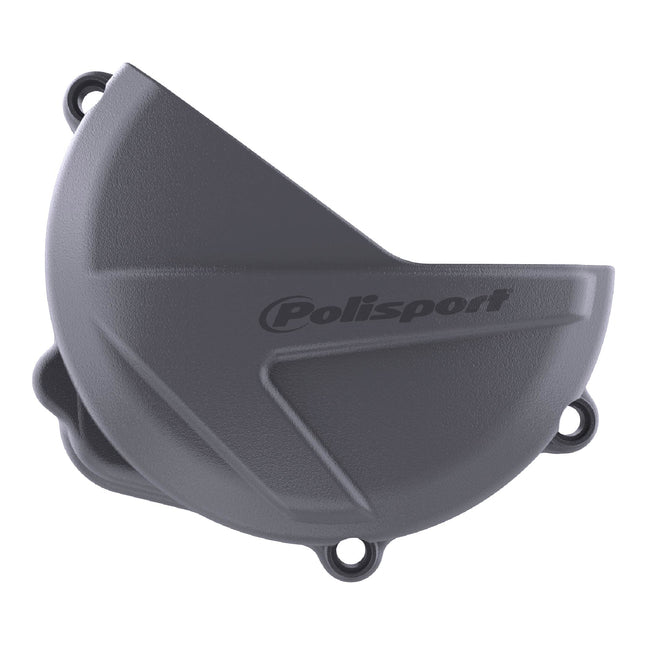 Polisport Clutch Cover Protector Kit (Grey) - Compatible with Honda CRF250R(2018-2024) CRF250RX(2019-2024)
