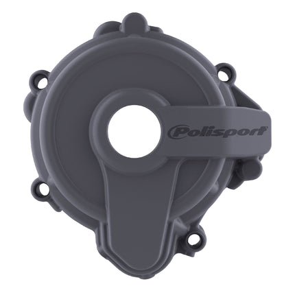 Polisport Motocross Motorcycles (MX) Ignition Covers Protector Kit for Sherco SE 250/300 (2014-24)Dirt Bikes - Impact Resistant PA6 Polyamide, Protects Against Rocks and Scratches for Enduro/MX - Nardo Grey