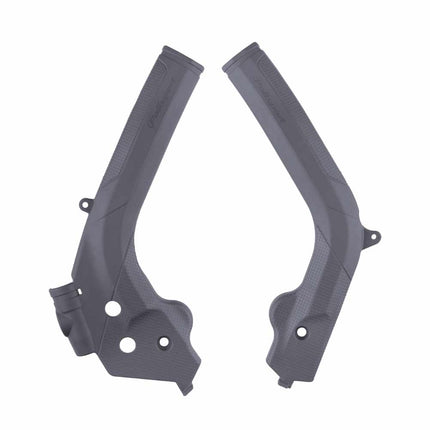 Polisport Motocross (MX) Motorcycle Frame Protector for KTM EXC/XC-W/SX/XC & Husqvarna TE/FE/FC/TC/FX/TX (16-19) Dirt Bikes- OEM Quality for Superior Fit & Durable Protection, Easy Installation - Gry