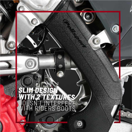 Polisport Motocross (MX) Motorcycle Frame Protector for KTM EXC/XC-W/SX/XC & Husqvarna TE/FE/FC/TC/FX/TX (16-19) Dirt Bikes- OEM Quality for Superior Fit & Durable Protection, Easy Installation - Gry