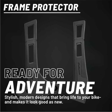 Polisport Motocross (MX) Motorcycle Frame Protector for Yamaha YZ 125/YZ 250 (2005-2026) Dirt Bikes- OEM Quality for Superior Fit & Durable Protection, Easy Installation - Black
