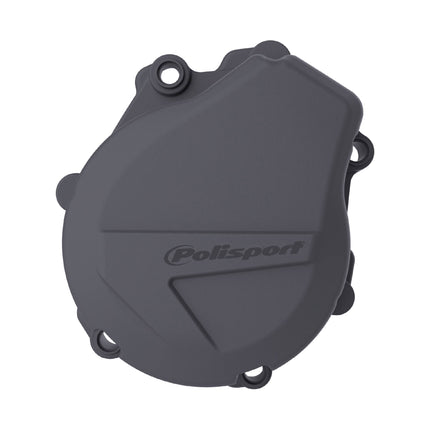 Polisport Motocross Motorcycles (MX) Ignition Covers Protector Kit for KTM EXC-F 450/500, Husqvarna FE 450/501 (2017-23) - Cinzento 41, Dirt Bikes - Impact-Resistant PA6 Polyamide, -Nardo Grey
