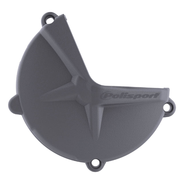 Polisport Clutch Cover Protector Kit (Grey) - Compatible with GASGAS EC/XC 250/300(2017-2020)