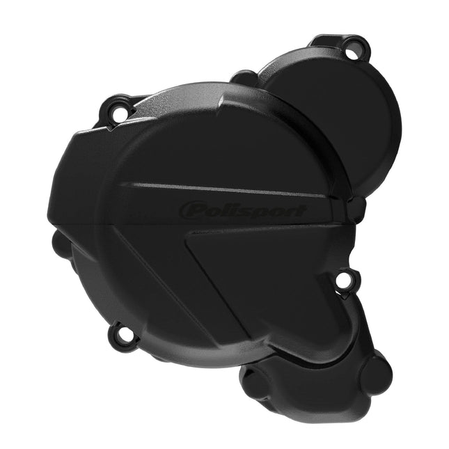 Polisport Motocross Motorcycles (MX) Ignition Covers Protector Kit for KTM XC/EXC 300 TPI & Husqvarna TE 250/300 (2017-2023) Dirt Bikes - Protects Against Rocks and Scratches for MX/Enduro - Blk