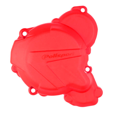 Polisport Motocross Motorcycles (MX) Ignition Covers Protector Kit for GasGas EC 300 (2021) Dirt Bikes - Impact-Resistant PA6 Polyamide, Protects Against Rocks and Scratches for MX/Enduro - Red