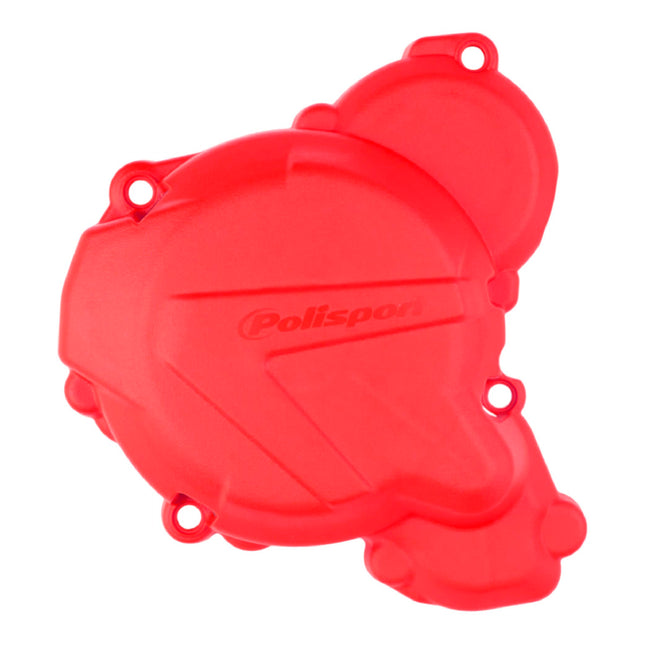 Polisport Motocross Motorcycles (MX) Ignition Covers Protector Kit for GasGas EC 300 (2021) Dirt Bikes - Impact-Resistant PA6 Polyamide, Protects Against Rocks and Scratches for MX/Enduro - Red