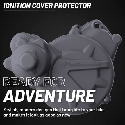 Polisport Motocross Motorcycles (MX) Ignition Covers Protector Kit for GasGas EC 250/300 (2015-2020) & XC 250/300 (2017-2020) Dirt Bikes - Protects Against Rocks and Scratches for MX/ Enduro.