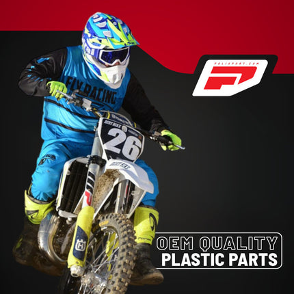 Polisport Motocross Motorcycles (MX) Swingarm Protector for TM EN 125/144/250/300 2T/4T (2015-2024), MX 125/144/250/300/450 2T/4T (2015-2024) Dirt Bikes - Black
