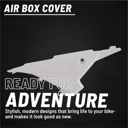 Polisport  Airbox Cover, White - OEM Replica Side Panels in Durable Gloss Polypropylene for Beta RR 2T/4T (2013-2017) - Motocross/Enduro Dirt Bike Parts for Enhanced Protection and Factory Fit