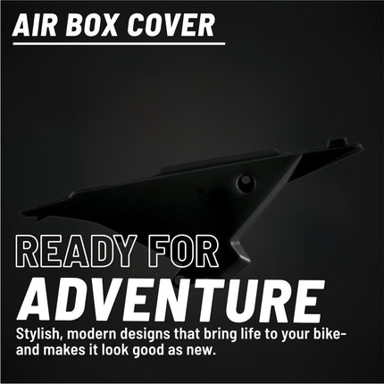 Polisport  Airbox Cover, Black - OEM Replica Side Panels in Durable Gloss Polypropylene for Beta RR 2T/4T (2013-2017) - Motocross/Enduro Dirt Bike Parts for Enhanced Protection and Factory Fit