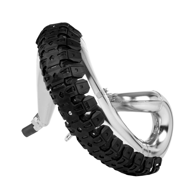 Polisport Armadillo Pipe Guard - Black, Lightweight PA/ABS Construction, Universal Fit for 2-Stroke Exhaust Pipes, Heat-Resistant, Easy Install, Off-Road Protection