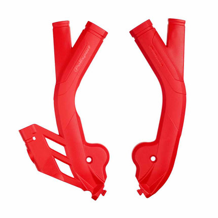 Polisport Motocross (MX) Motorcycle Frame Protector for Beta RR 2T/4T (2020-2024) Dirt Bikes- OEM Quality for Superior Fit & Durable Protection, Easy Installation - Red