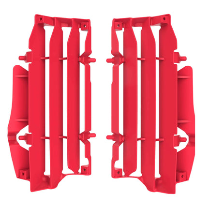 Polisport Radiator Louvers - Red Panels for Beta RR2T 200 (2020-2022)  RR2T 125 (2020-2022) RR4T 480 (2020-2022) RR4T 430 (2020-2022) - OEM Fit, Durable Plastic, Enhanced Airflow, Easy Installation