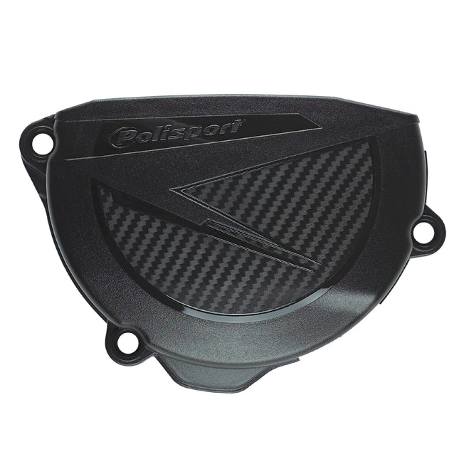 Polisport Clutch Cover Protector Kit (Black) - Compatible with KTM SXF/XCF 250-350 / EXCF/XCFW 250-350 (2009-2012)