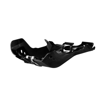 Polisport Motocross Motorcycles (MX) Fortress Skid Plate for Sherco SE-R/SEF Factory 250/300 (2012-2024) Dirt Bikes - OEM Quality, Flexible, Durable & Perfect Fit - Black