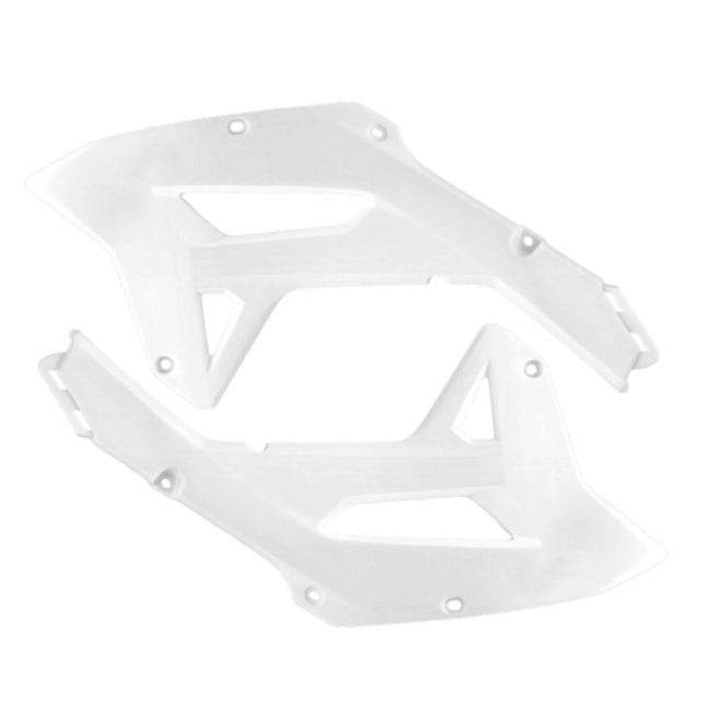 Polisport Radiator Scoops - White Panels for Honda CRF 250RX (2022-2024)  Honda CRF 450RX (2021-2024) - OEM Fit, Glossy Finish, Lightweight & Impact-Resistant, Easy Installation