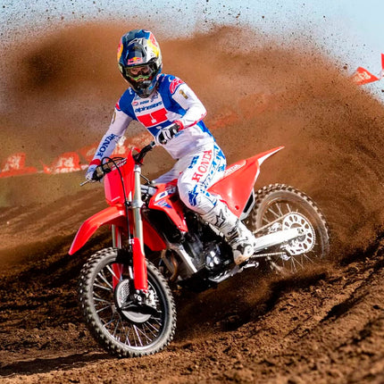 Polisport Motocross Motorcycles (MX) Fortress Skid Plate for Honda CRF 250R/250RX/450R/450RX (2021-2024) Dirt Bikes - OEM Quality, Flexible, Durable & Perfect Fit - Red