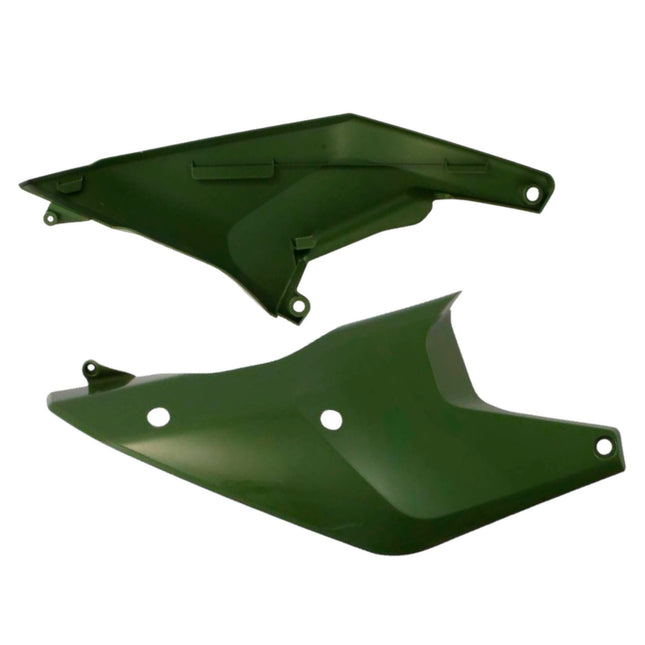 Polisport Motocross (MX) Replica Plastics Side Panels for Husqvarna FC/FE/FX/TC/TE/TX (2023-24) Dirt Bike - OEM Quality, Durable, Flexible & Perfect Fit - Green