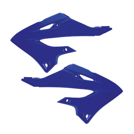 Polisport Radiator Scoops - Blue Panels for Yamaha YZ125X/250X (2024-2026) Yamaha YZ125/250 (2022-2026) - OEM Fit, Glossy Finish, Lightweight & Impact-Resistant, Easy Installation