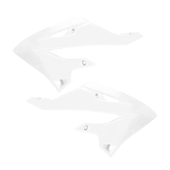 Polisport Radiator Scoops - White Panels for Yamaha YZ125X/250X (2022-2026) - OEM Fit, Glossy Finish, Lightweight & Impact-Resistant, Easy Installation